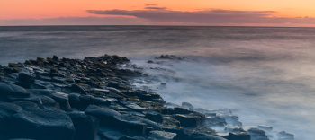 Giants Causeway at dusk