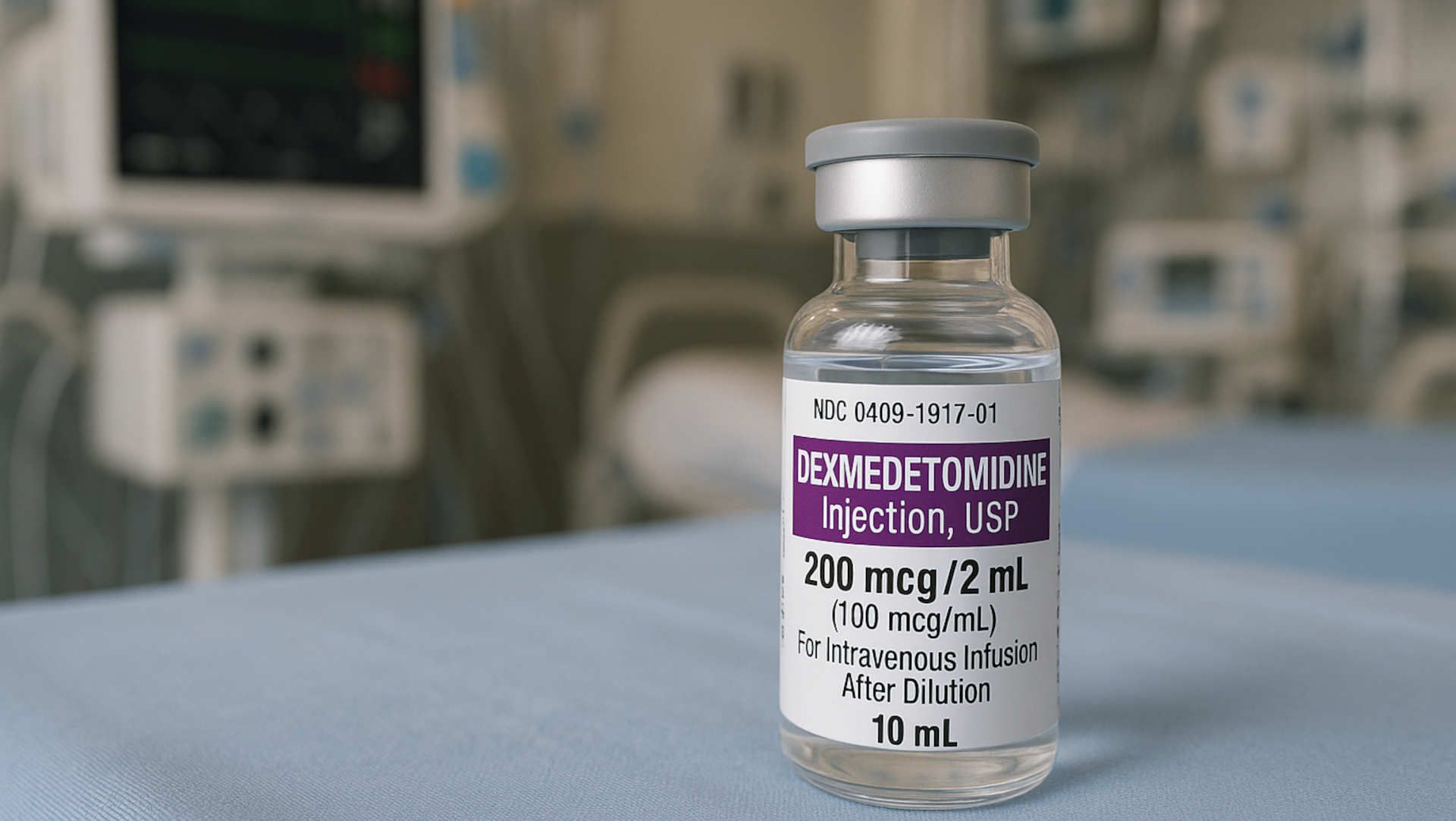 Bedside vial of dexmedetomidine
